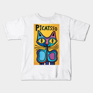 Picatsso Cat T-Shirt Kids T-Shirt